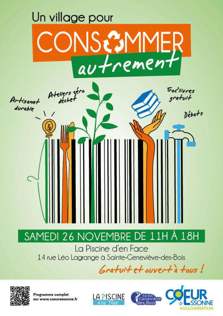 Stand de vente au village Consommer autrement