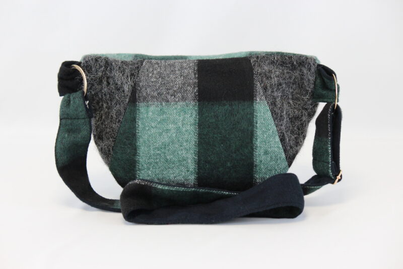 Sac banane Flanelle Carreaux verts – Image 2